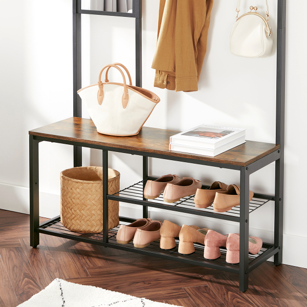 Έπιπλο Εισόδου Με Καθρέφτη (98x36x185) Vasagle HSR050B01V1