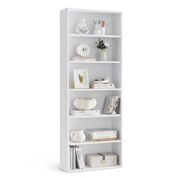 Βιβλιοθήκη Δαπέδου 6 Θέσεων (60x24x160.5) Vasagle LBC166T14