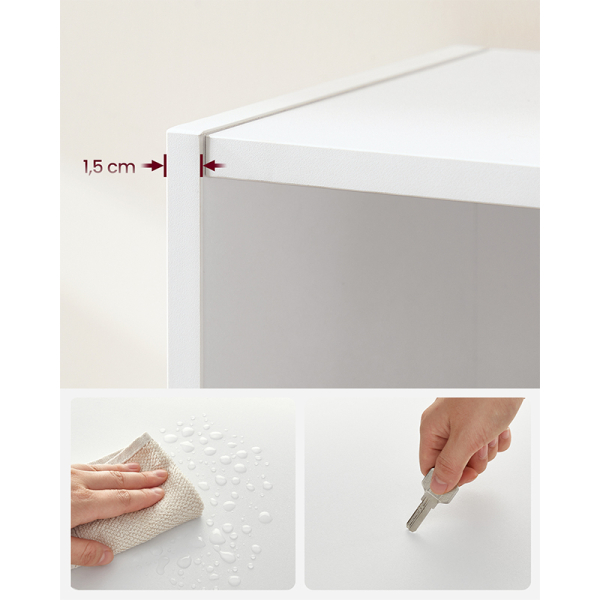 Βιβλιοθήκη Δαπέδου 6 Θέσεων (60x24x160.5) Vasagle LBC166T14