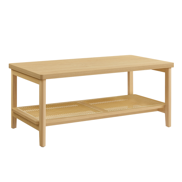 Τραπέζι Σαλονιού Με Ράφι (100x55x45) Vasagle LCT240Y57