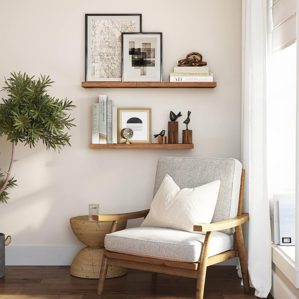 Ράφι Τοίχου (80x20x3.8) Vasagle LWS28BX