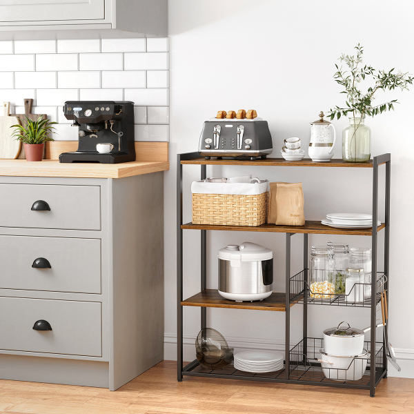 Ραφιέρα Δαπέδου 6 Θέσεων (80x35x95) Vasagle KKS96X