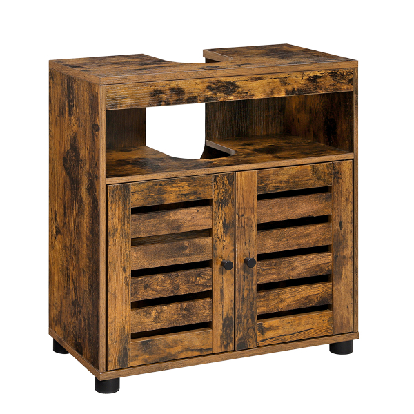 Ντουλάπι Μπάνιου Με Ράφι Για Νιπτήρα (60x30x63) Vasagle BBK04BXV1