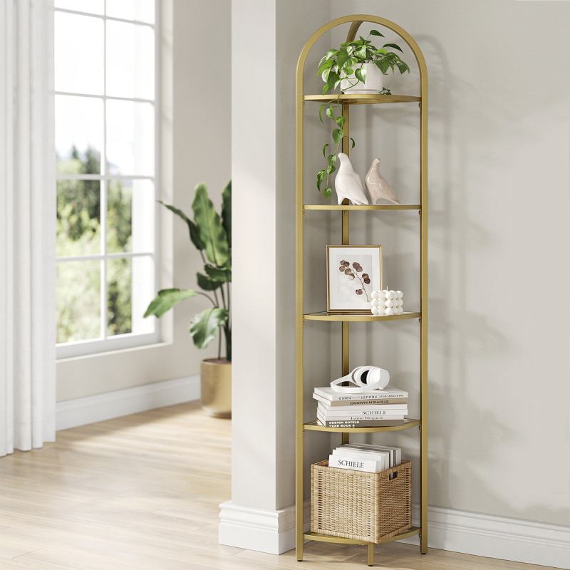 Γωνιακή Ραφιέρα Δαπέδου 5 Θέσεων (29.5x29.5x163.2) Vasagle LGT810A01