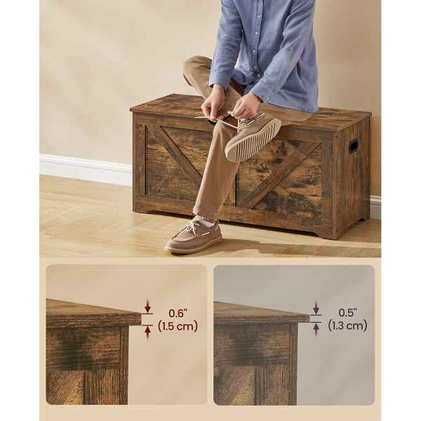 Μπαούλο Αποθήκευσης (100x40x46) Vasagle LSB060T01