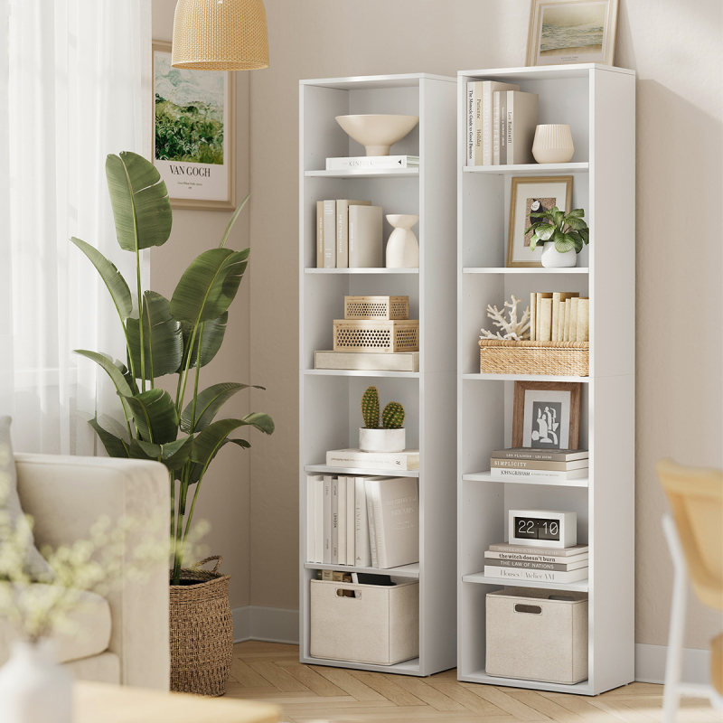 Βιβλιοθήκη Δαπέδου 6 Θέσεων (40x24x178.5) Vasagle LBC167T14