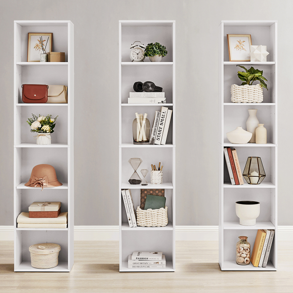 Βιβλιοθήκη Δαπέδου 6 Θέσεων (40x24x178.5) Vasagle LBC167T14