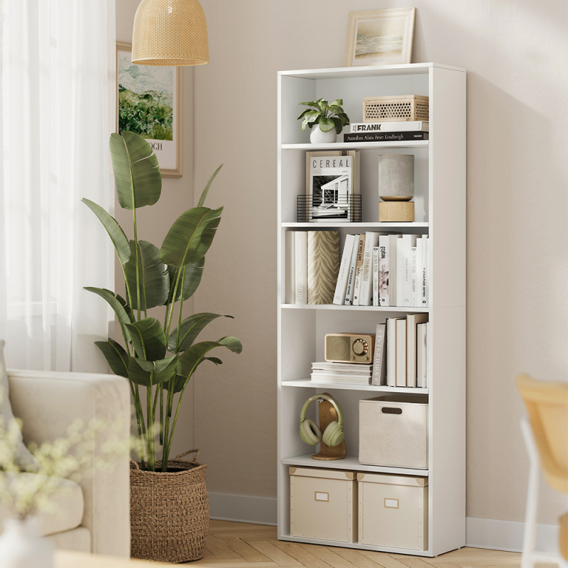 Βιβλιοθήκη Δαπέδου 6 Θέσεων (60x24x178.5) Vasagle LBC169T14