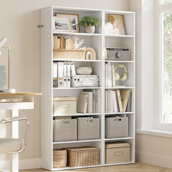 Βιβλιοθήκη Δαπέδου 6 Θέσεων (60x24x178.5) Vasagle LBC169T14