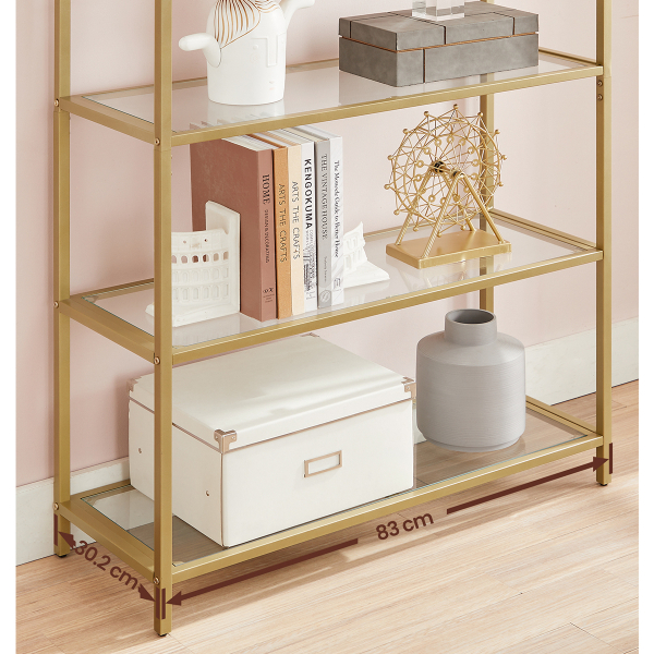 Ραφιέρα Δαπέδου 5 Θέσεων (83x30.2x183.5) Vasagle LGT050A01