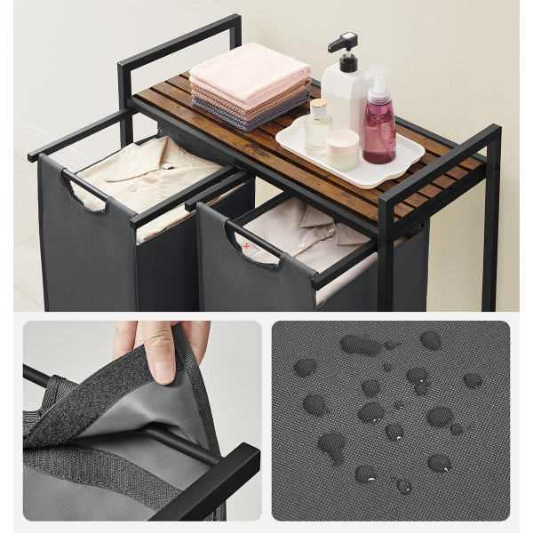 Καλάθια Απλύτων Με Πάγκο (73x33x72) Vasagle BLH201G01