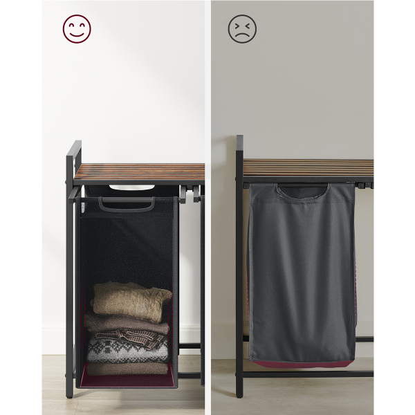 Καλάθια Απλύτων Με Πάγκο (73x33x72) Vasagle BLH201G01