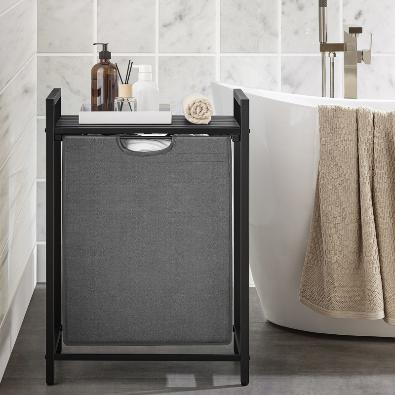 Καλάθι Απλύτων Με Πάγκο (50x33x76) Vasagle BLH101G01