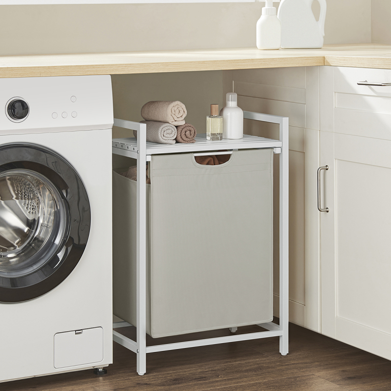 Καλάθι Απλύτων Με Πάγκο (50x33x76) Vasagle BLH101W01