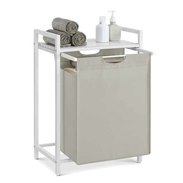 Καλάθι Απλύτων Με Πάγκο (50x33x76) Vasagle BLH101W01