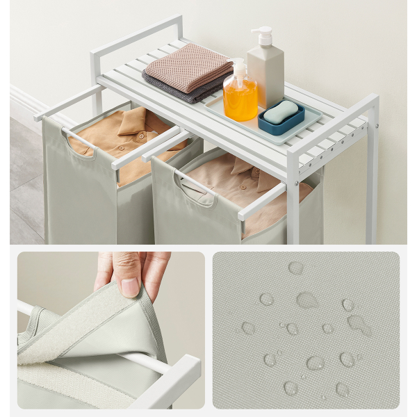 Καλάθια Απλύτων Με Πάγκο (73x33x71) Vasagle BLH201W01