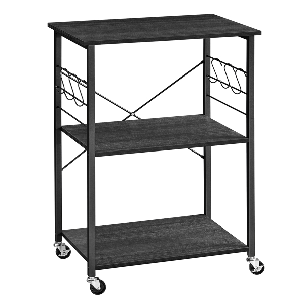 Τρόλεϊ/Ραφιέρα 3 Θέσεων (60x40x84) Vasagle KKS060B42