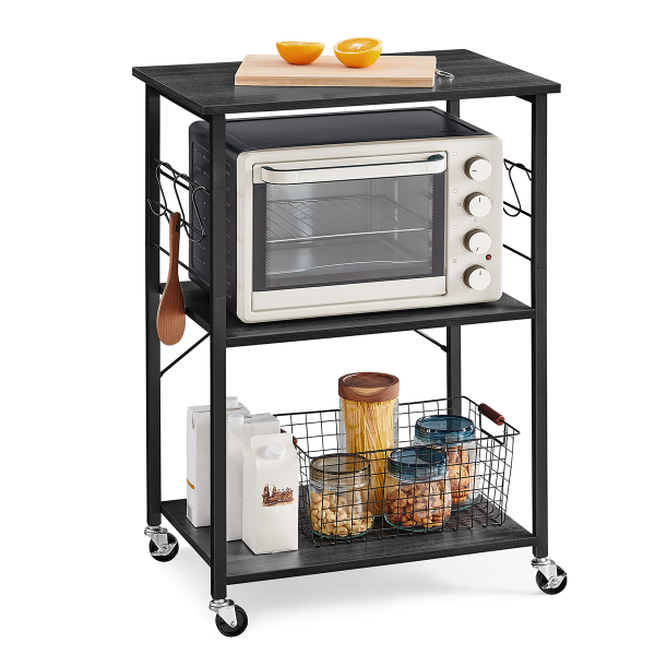 Τρόλεϊ/Ραφιέρα 3 Θέσεων (60x40x84) Vasagle KKS060B42