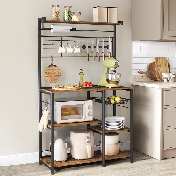 Ραφιέρα Δαπέδου 6 Θέσεων (90x42x167) Vasagle KKS026B01