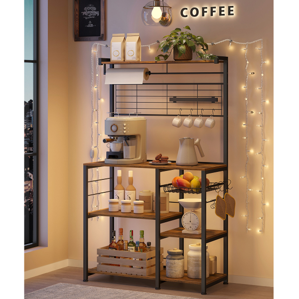 Ραφιέρα Δαπέδου 6 Θέσεων (90x42x167) Vasagle KKS026B01