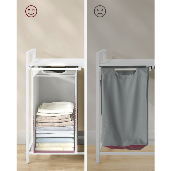 Καλάθια Απλύτων Με Πάγκο (73x33x71) Vasagle BLH201W11