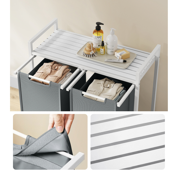 Καλάθια Απλύτων Με Πάγκο (73x33x71) Vasagle BLH201W11