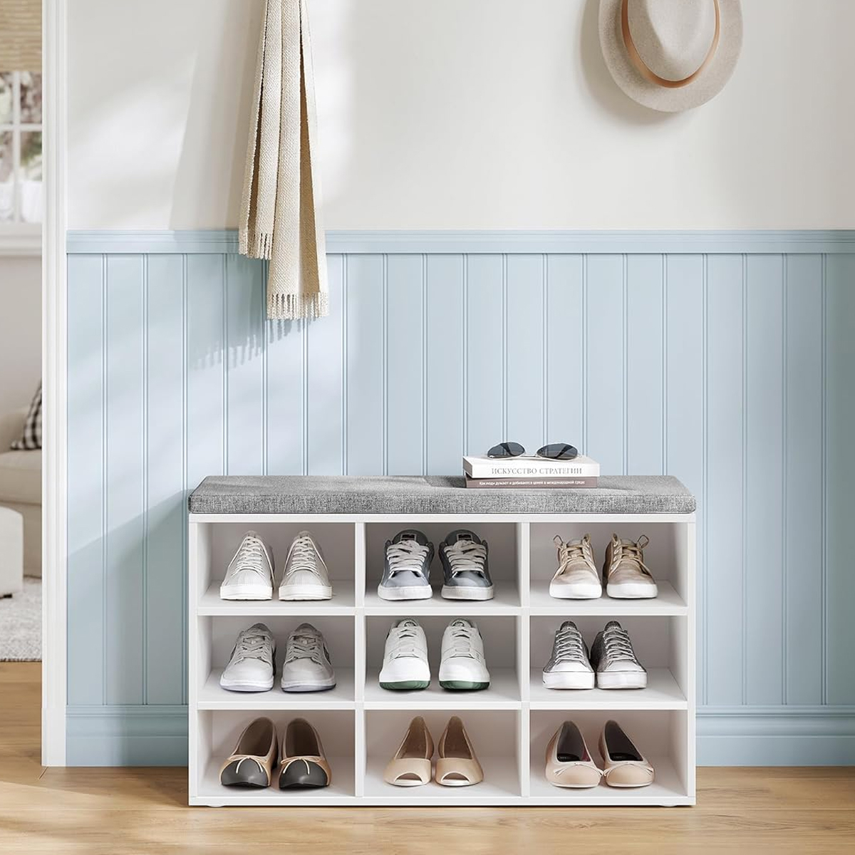 Vasagle Παγκάκι Εισόδου Με Αποθηκευτικό Χώρο (78.5x30.3x48) Vasagle LHS009W14