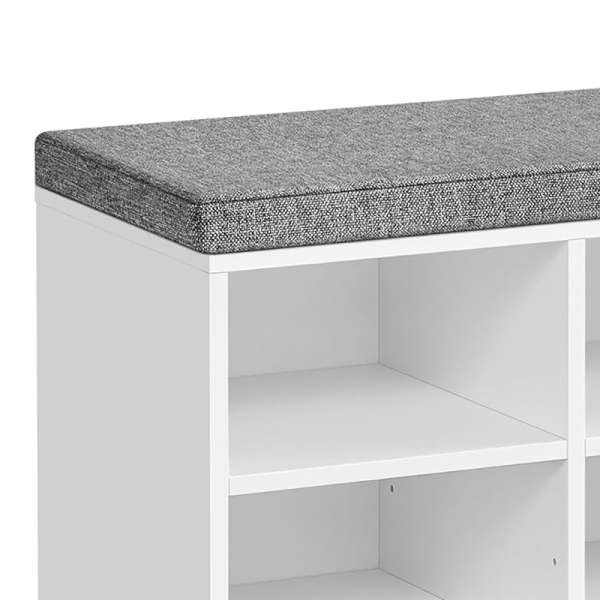 Παγκάκι Εισόδου Με Αποθηκευτικό Χώρο (78.5x30.3x48) Vasagle LHS009W14