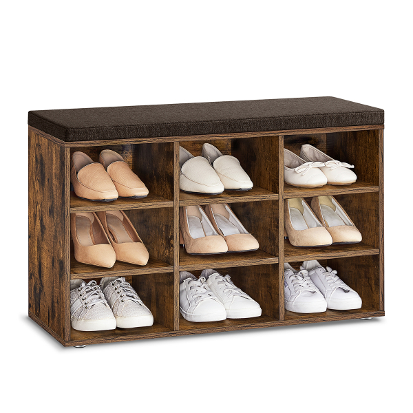 Παγκάκι Εισόδου Με Αποθηκευτικό Χώρο (78.5x30.3x48) Vasagle LHS009B01