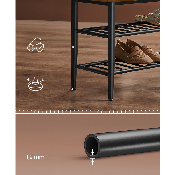 Παγκάκι Εισόδου - Παπουτσοθήκη 6 Θέσεων (80x30x50) Vasagle LSB054K01