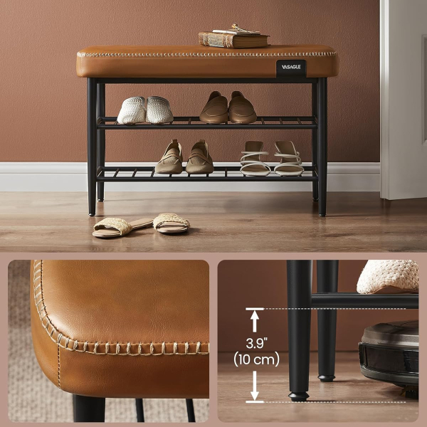 Παγκάκι Εισόδου - Παπουτσοθήκη 6 Θέσεων (80x30x50) Vasagle LSB054K01