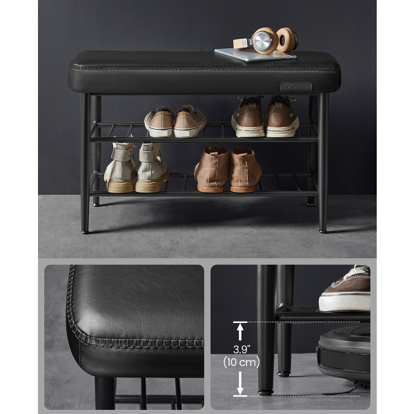 Παγκάκι Εισόδου - Παπουτσοθήκη 6 Θέσεων (80x30x50) Vasagle LSB054B01