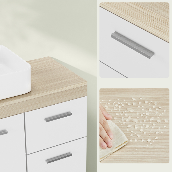 Ντουλάπι Μπάνιου Με Συρτάρια Για Νιπτήρα (70x30x64) Vasagle BBK503K01V1