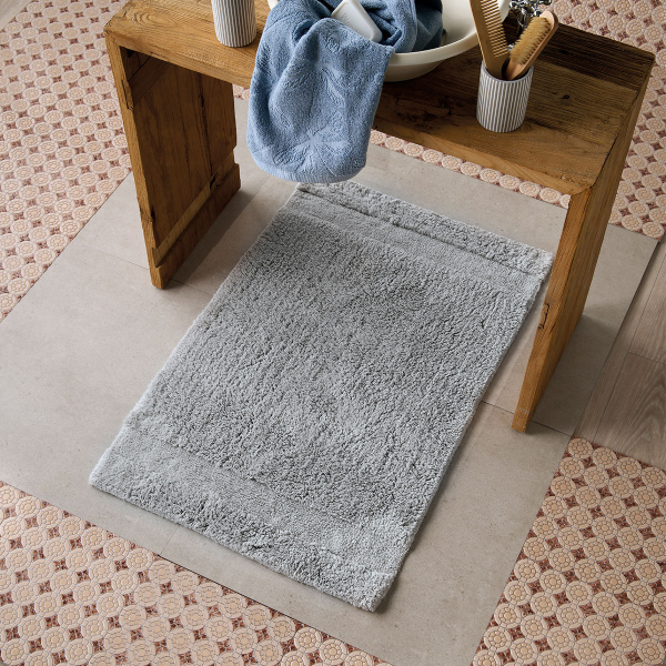 Πατάκι Μπάνιου (50x60) Kentia Loft Pierce 22 Light Grey