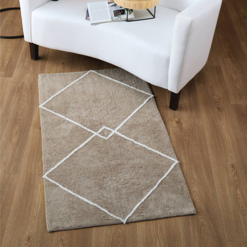 Πατάκι Μπάνιου (50x80) Kentia Loft Veda 04 Brown