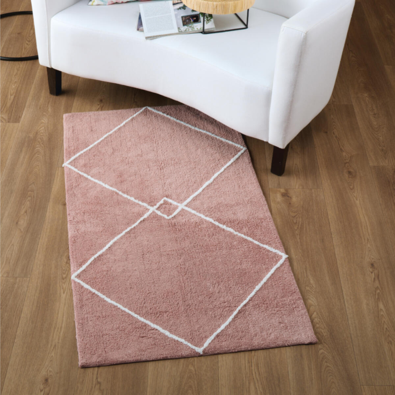 Πατάκι Μπάνιου (50x80) Kentia Loft Veda 14 Pink