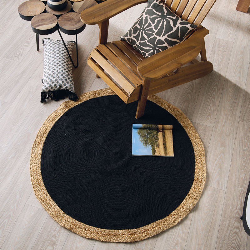 Στρογγυλό Χαλί Καλοκαιρινό (Φ120) Kentia Loft Yute 252