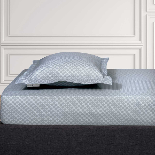 Σεντόνι Υπέρδιπλο Με Λάστιχο (160x200+35) Greenwich Polo Club Loft Rhombus