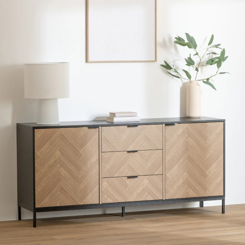 Μπουφές (160x40x75) F-V Chevron 193627