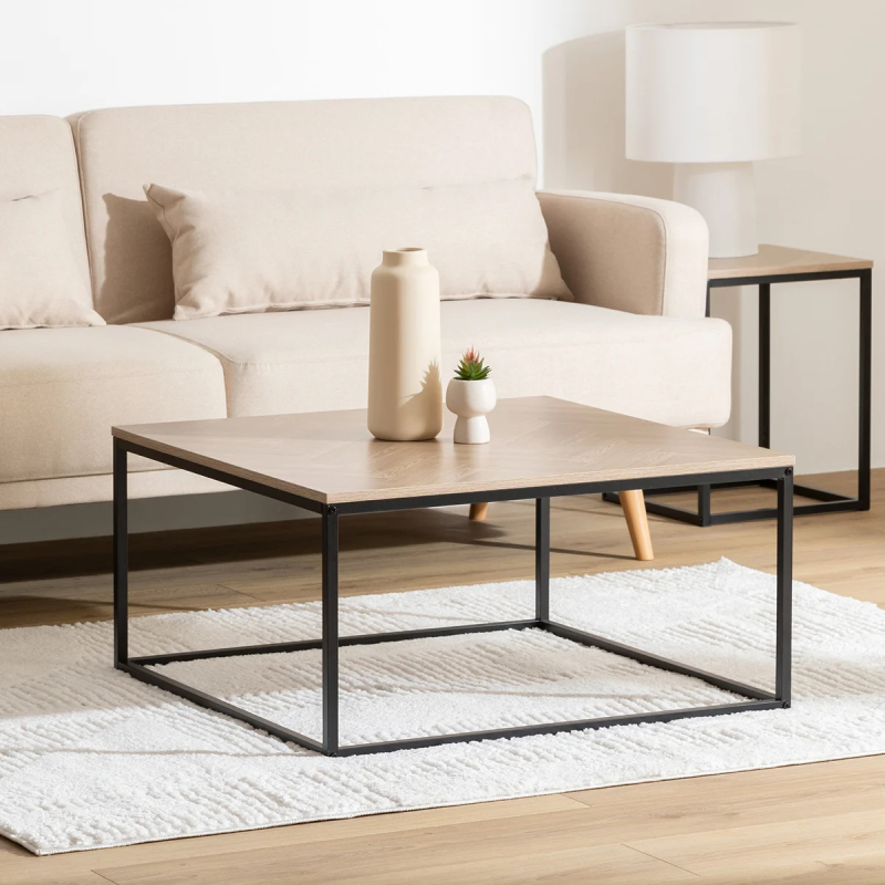 Τραπέζι Σαλονιού (80x80x40) F-V Chevron 193631