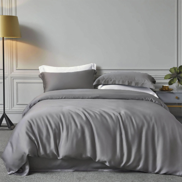 Σεντόνια King Size (Σετ) Rythmos Bamboo D.Grey