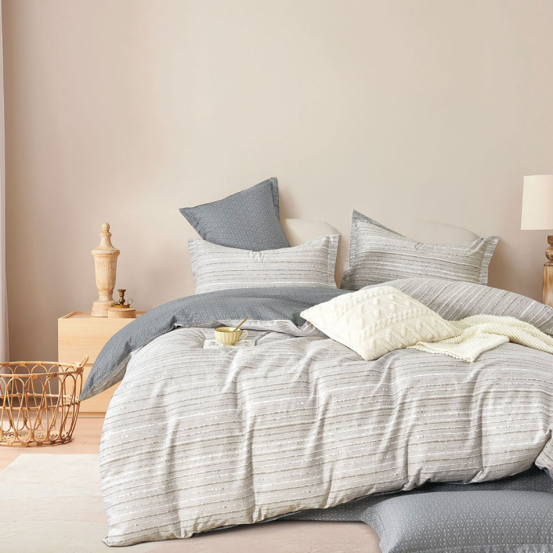 Παπλωματοθήκη Υπέρδιπλη (Σετ 220x250) 2 Όψεων Rythmos Spirit Calming