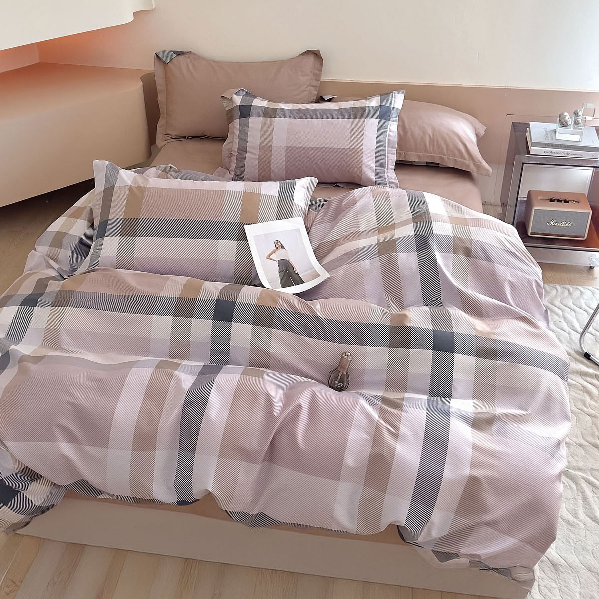 Rythmos Home Κουβερλί Υπέρδιπλο (Σετ 220x240) 2 Όψεων Rythmos Spirit Marshall