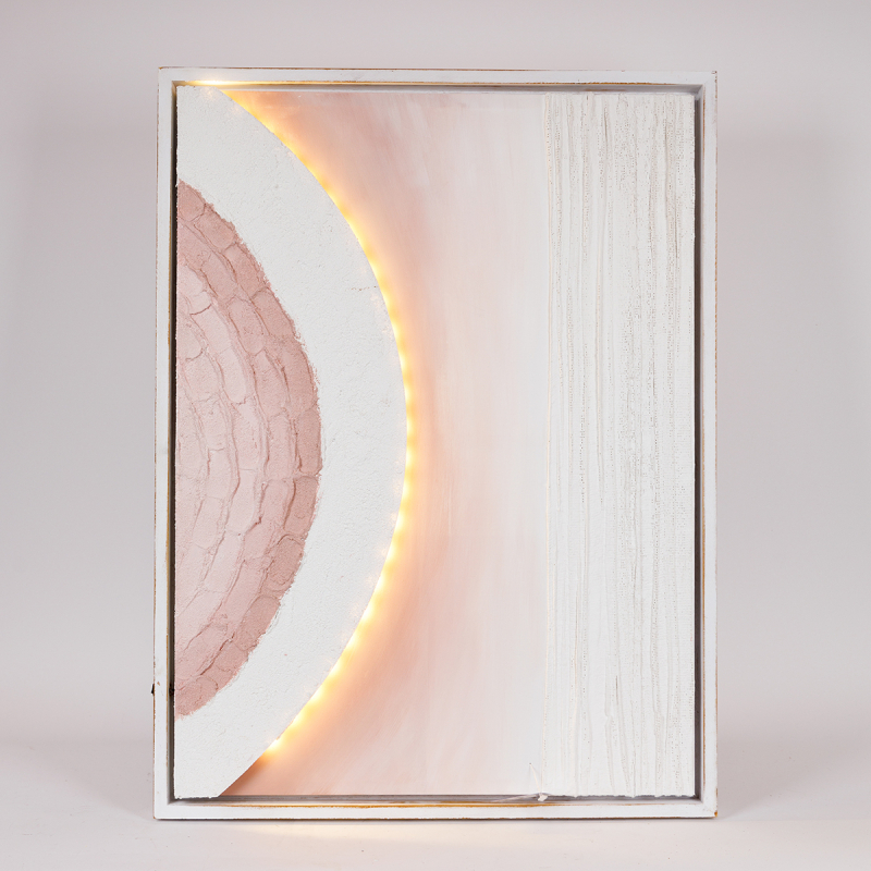 Πίνακας Με Κορνίζα & LED (60x80) Estheti 812-10008