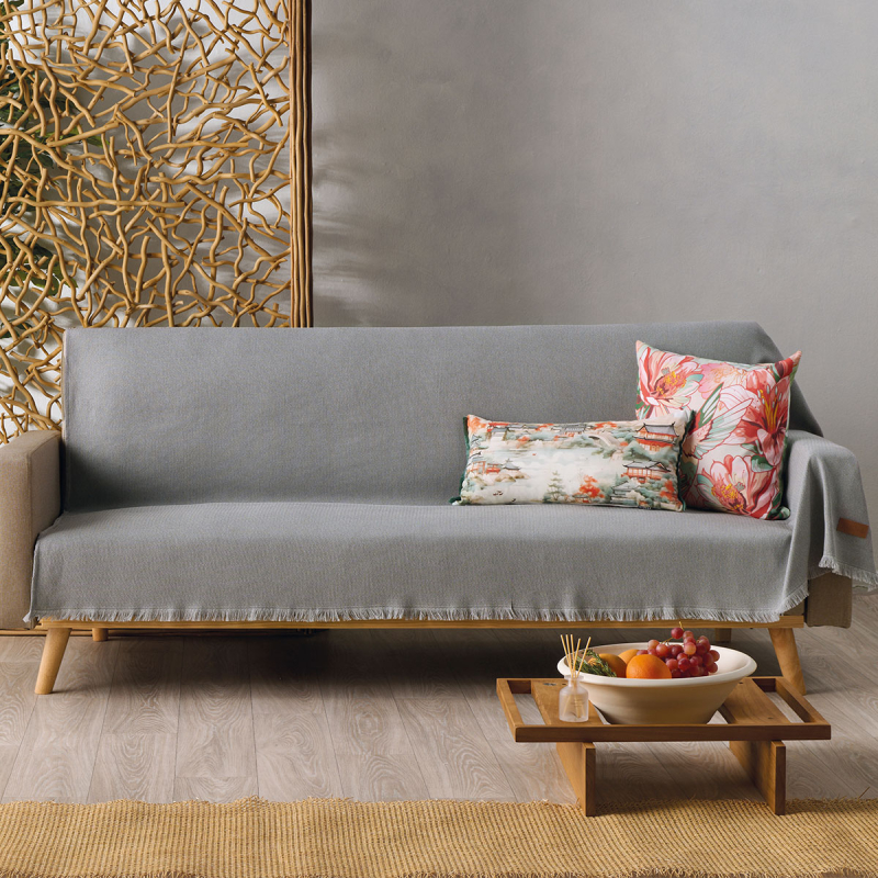 Ριχτάρι Καναπέ Τετραθέσιου (180x320) Kentia Loft Baron 22 Grey
