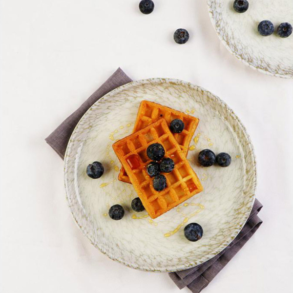 Πιάτο Φαγητού Ρηχό (Φ21) Espiel Canvas White/Grey KNA106K6