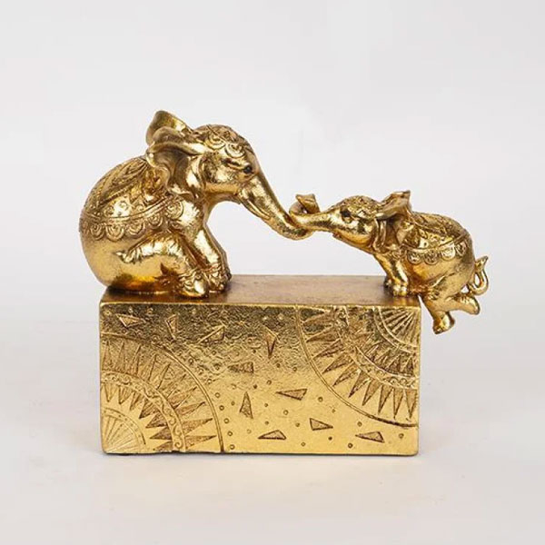 Διακοσμητική Φιγούρα Ελέφαντες (22.5x6.5x17.5) Estheti 752-11552