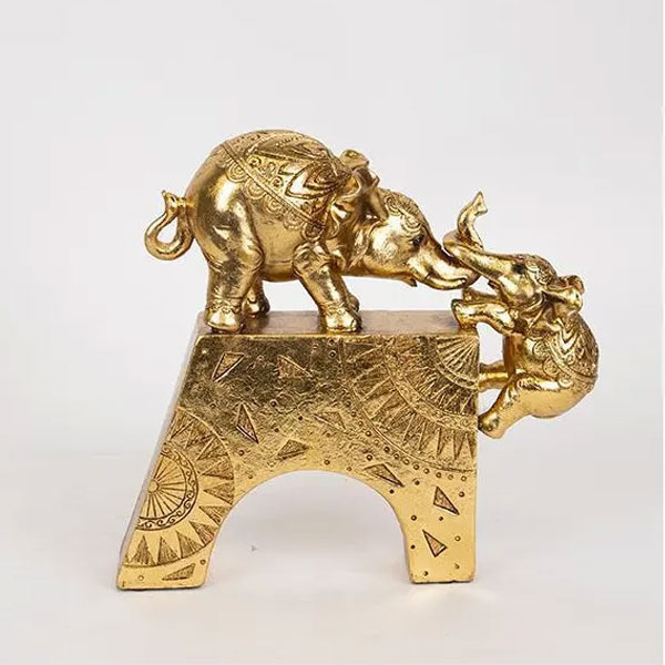 Διακοσμητική Φιγούρα Ελέφαντες (22.5x7x21.5) Estheti 752-11553