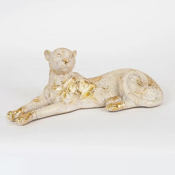 Διακοσμητική Φιγούρα Λεοπάρδαλη (32.5x12.8x12) Estheti 752-11606