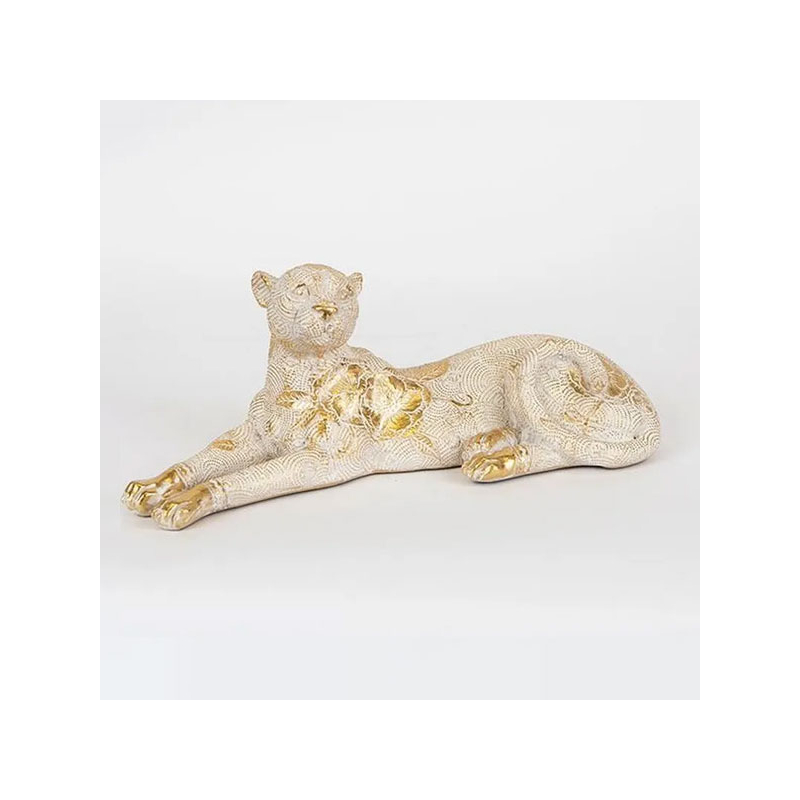 Διακοσμητική Φιγούρα Λεοπάρδαλη (32.5x12.8x12) Estheti 752-11606